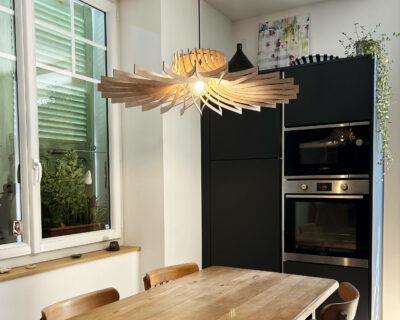 Gaston le chardon dans une cuisine déco