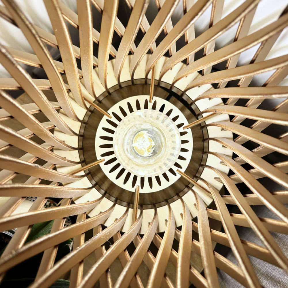 Luminaire en bois