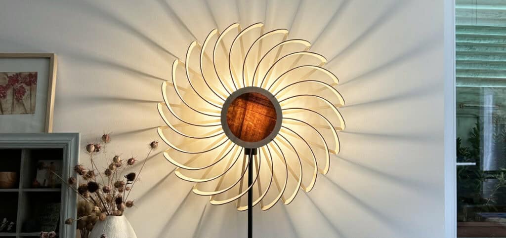 Luminaire Claudine prêt pour l'expédition