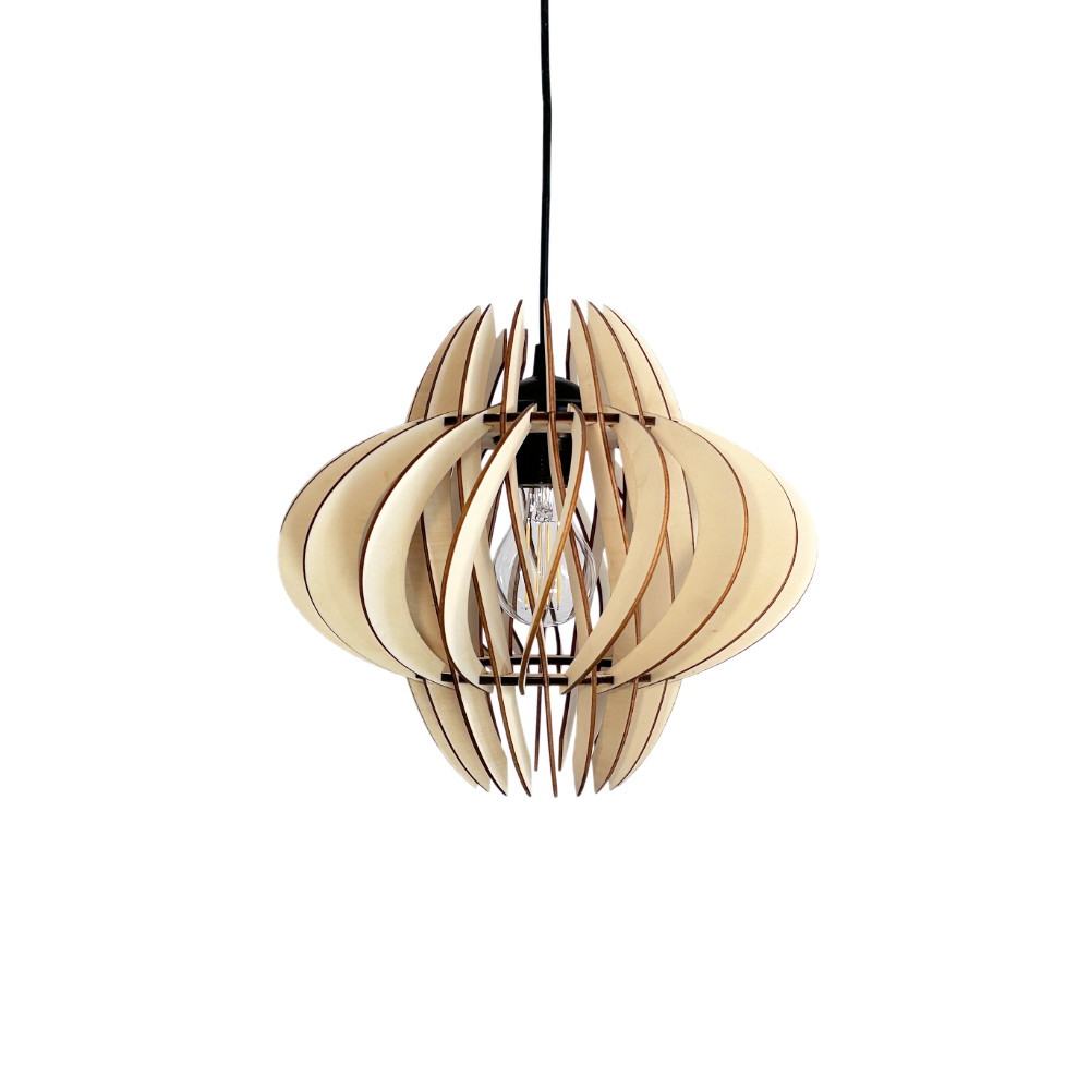 Odette La planète, petite suspension en bois pour enfants