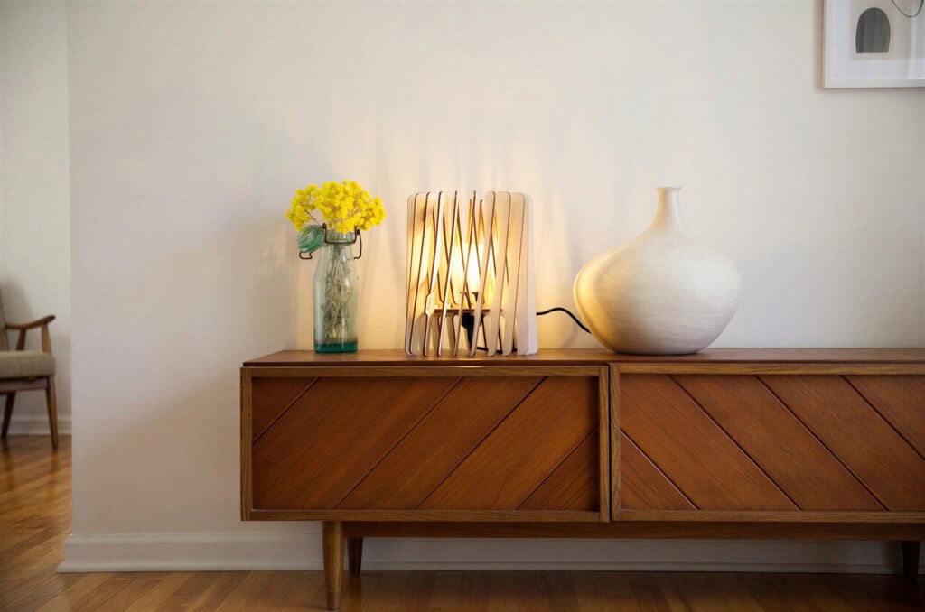 Collection À poser — Luminaires en bois