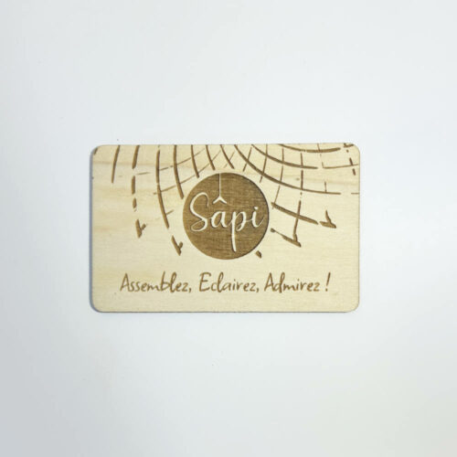 Carte Cadeau bois