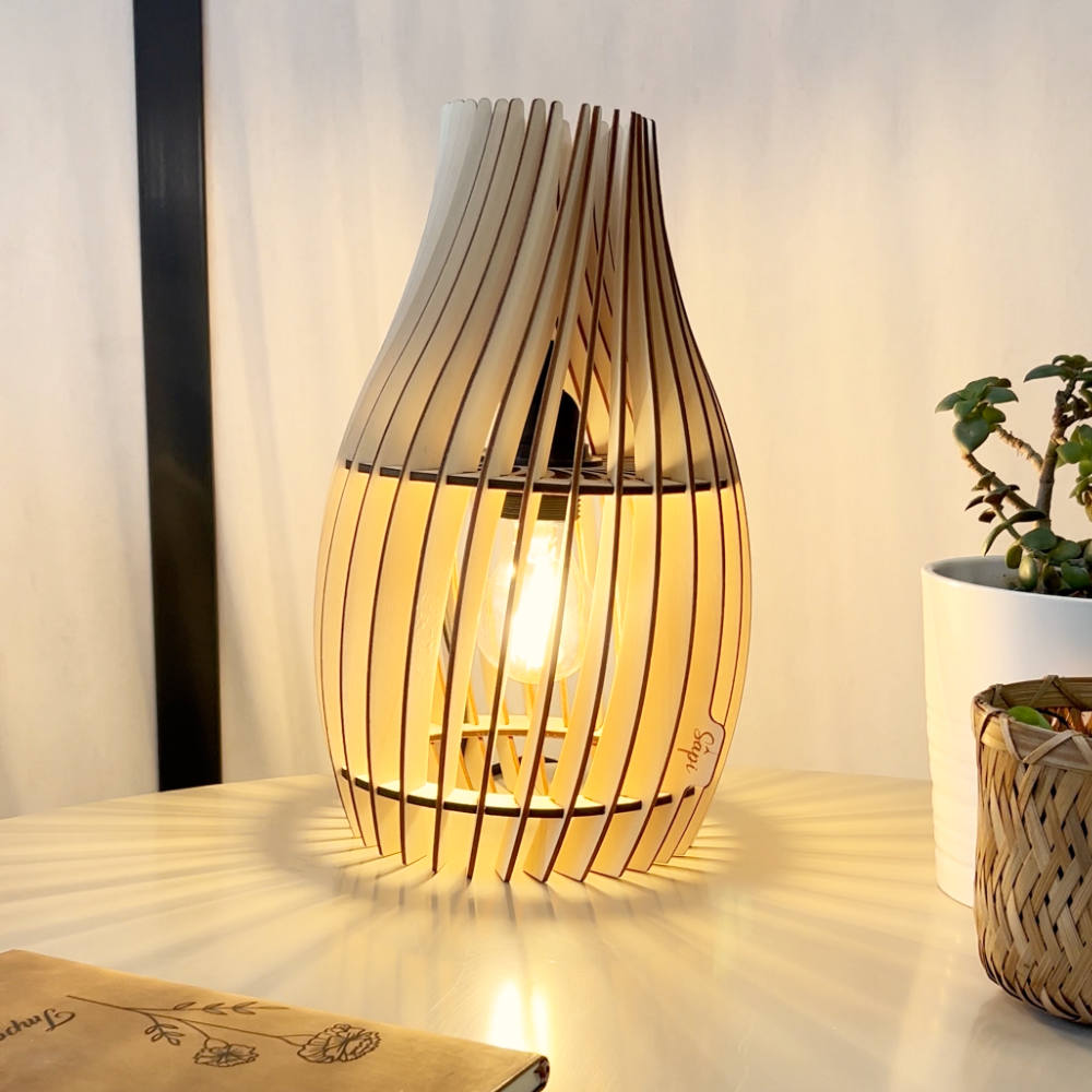 Lampe de chevet artisanale