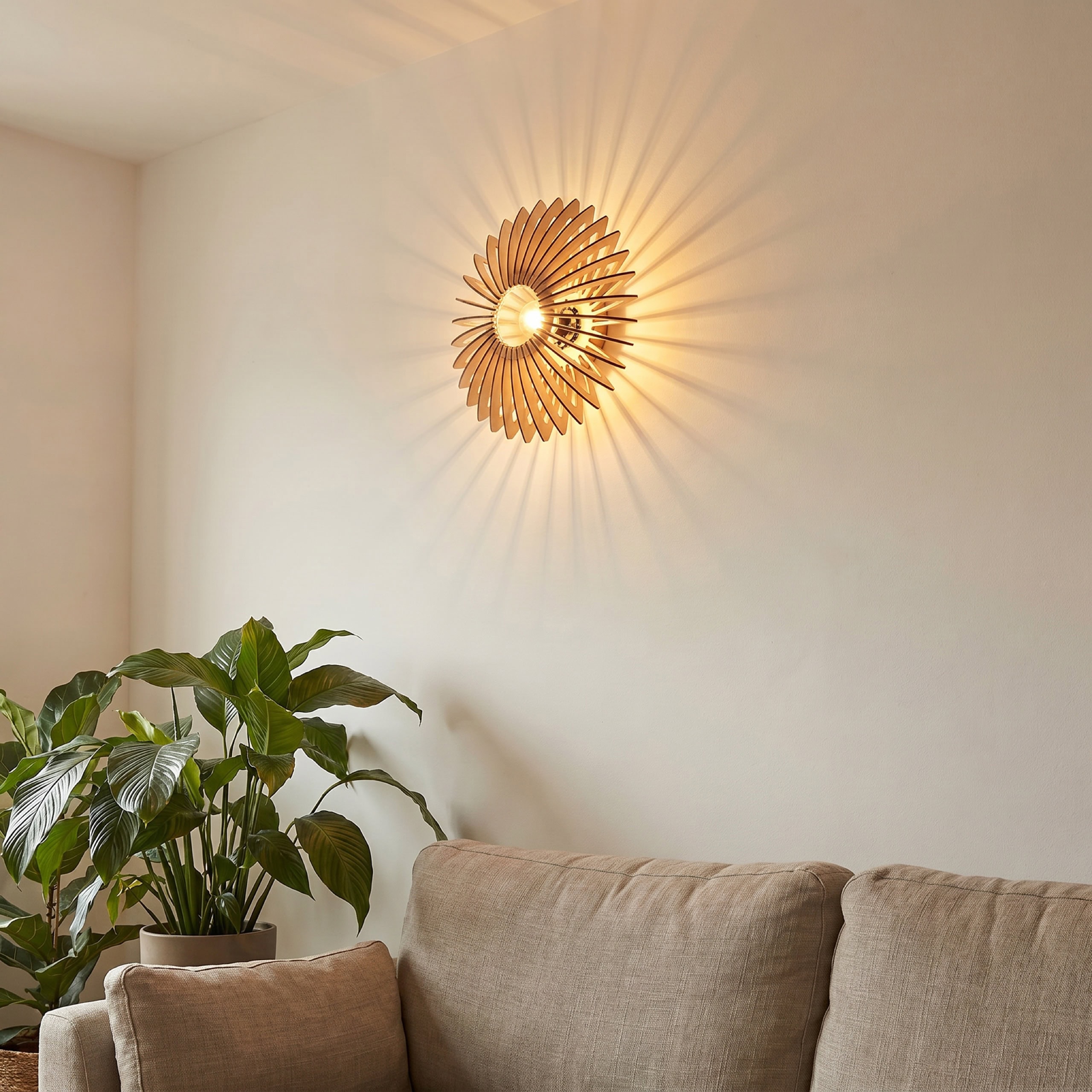 Ariel La perle, luminaire artisanal en bois