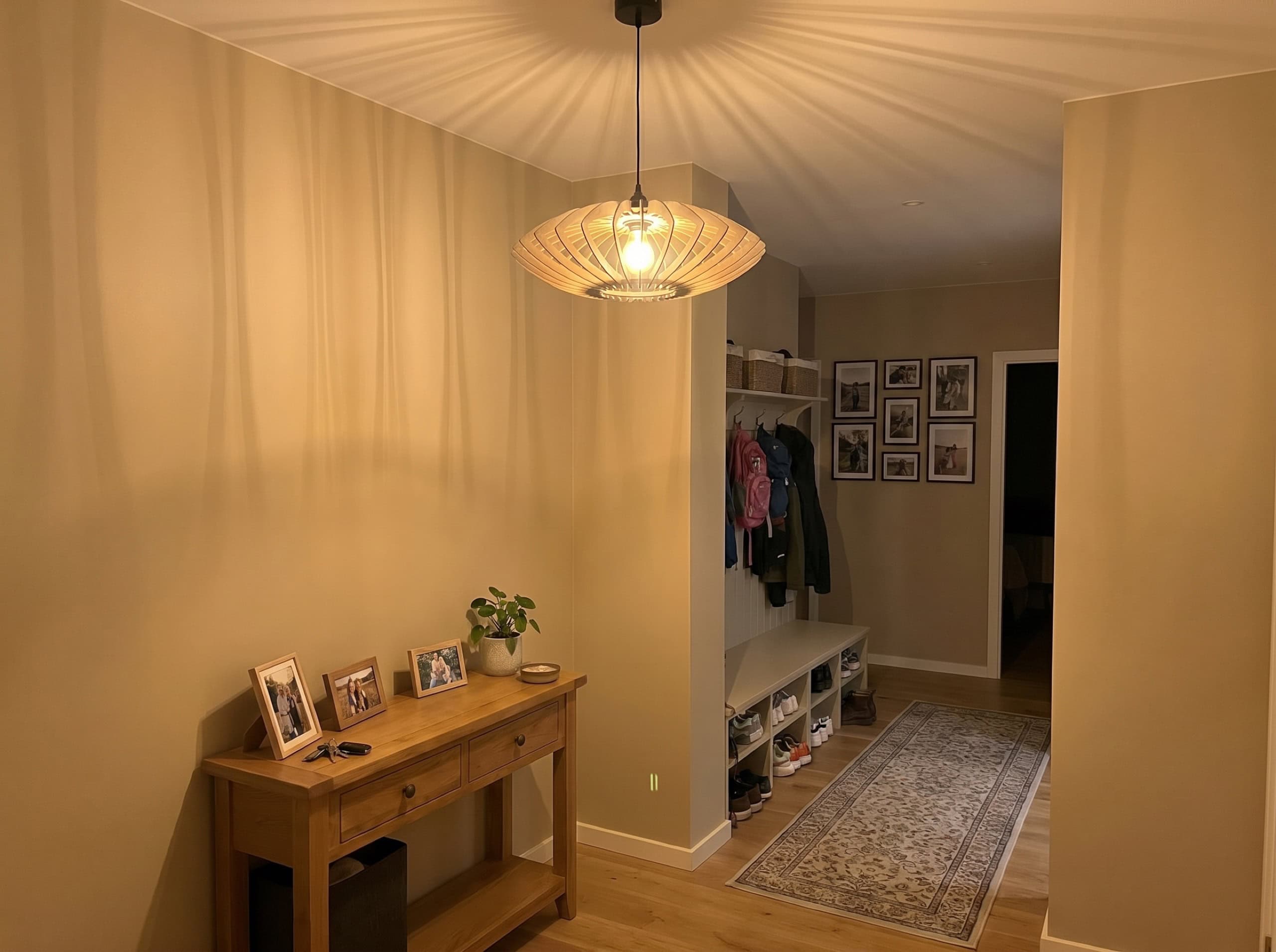 Ariel La perle, luminaire artisanal en bois