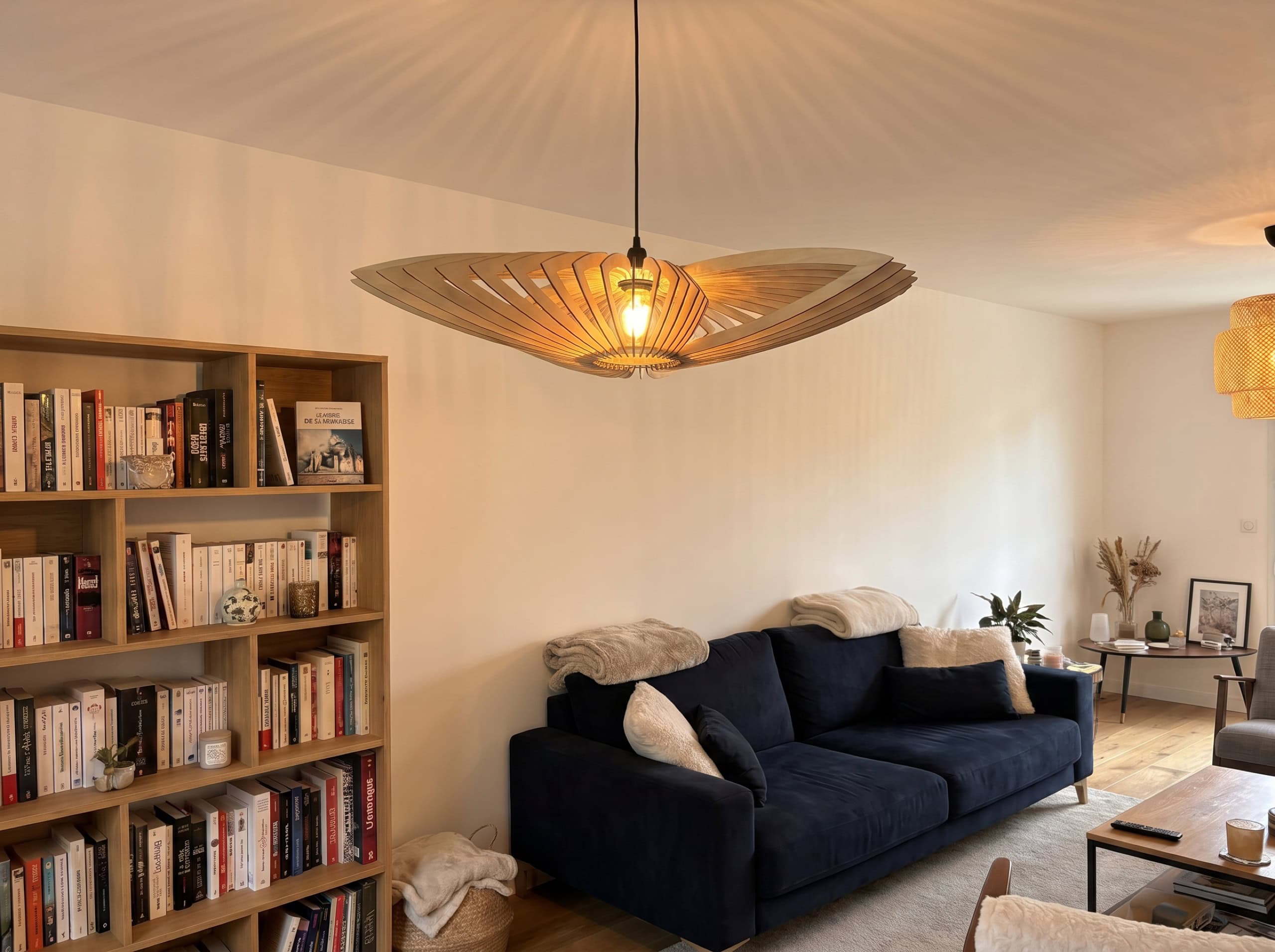 Sébastien Le marin, luminaire artisanal en bois